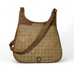 Vintage DAKS of London Monogram Saddle Bag